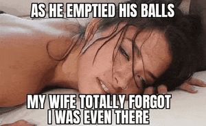 My wife overdosed on his sticky cum and fell asleep when he was done.