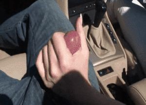 stroke the sperm out