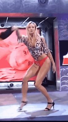 Horny cock tease Stacy Keibler