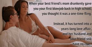 An intense love affair with your best friend's mom