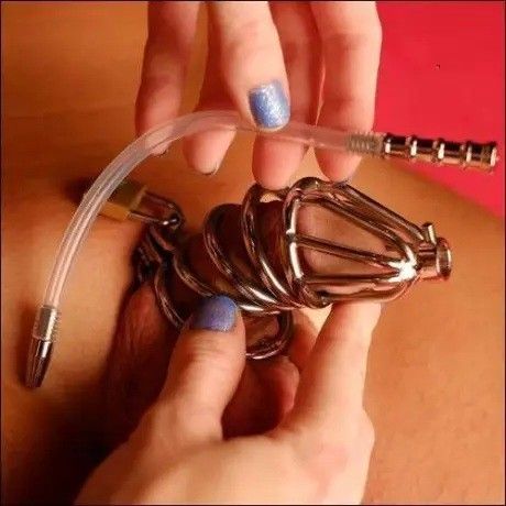 Chastity with catheter