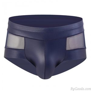 Sexy Spleißen Ausbuchtungsbeutel Schier Gittergewebe Bikini Hochhaus Tanga Unterwäsche Unterhose Knickers Boxershorts Herrenunterwäsche