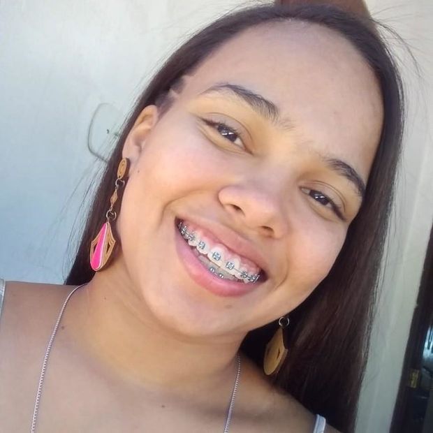 Cute Teen Mouth Braces Smile
