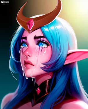 when she's sad... by Darkra