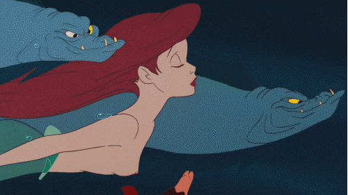 Ariel Swimming