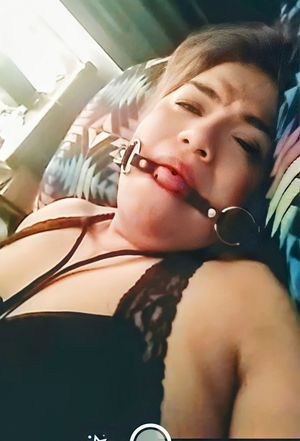 Maricarmen J. Mendezz mexican sex slave Gagged and fucked, gave an anguish look since she must sleep balllgaged since she talks too much.