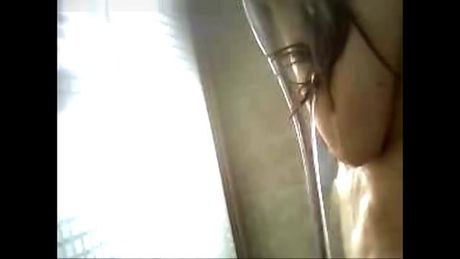 spying on stepmother's morning shower