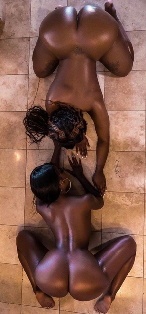 Two Ebony beauties and their booties