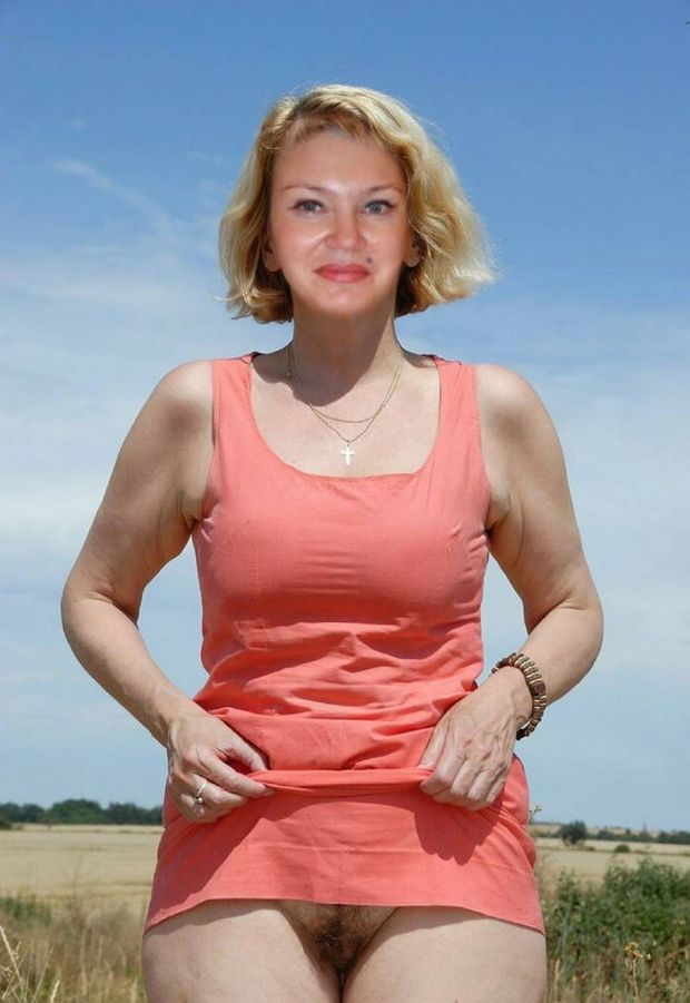 Mature posing