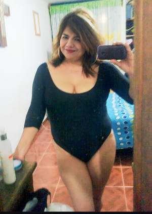 Mexican mom, shy at her humble beginning.