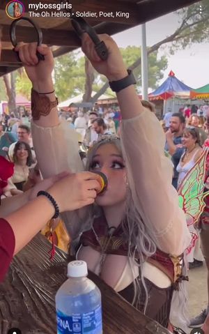 Fairy wants more than a drink