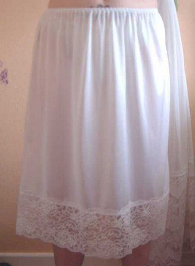 Beautiful Church Lady Half Slip.
