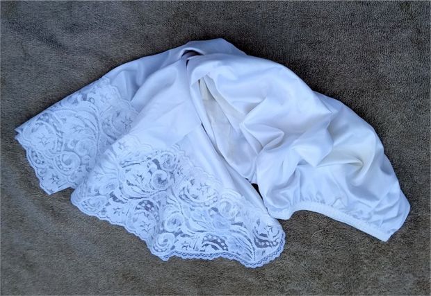 Church Lady Lacy Half Slip.