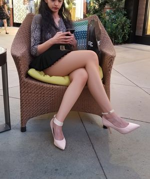 indian slut waiting to meet a bull at a shopping mall