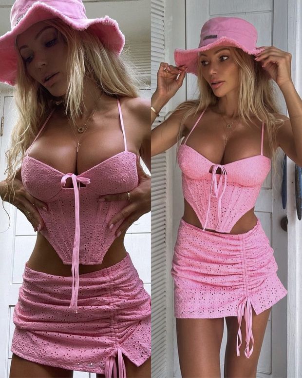 Abby as Barbie