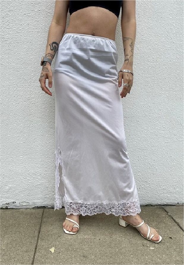 Formal Slip as Skirt