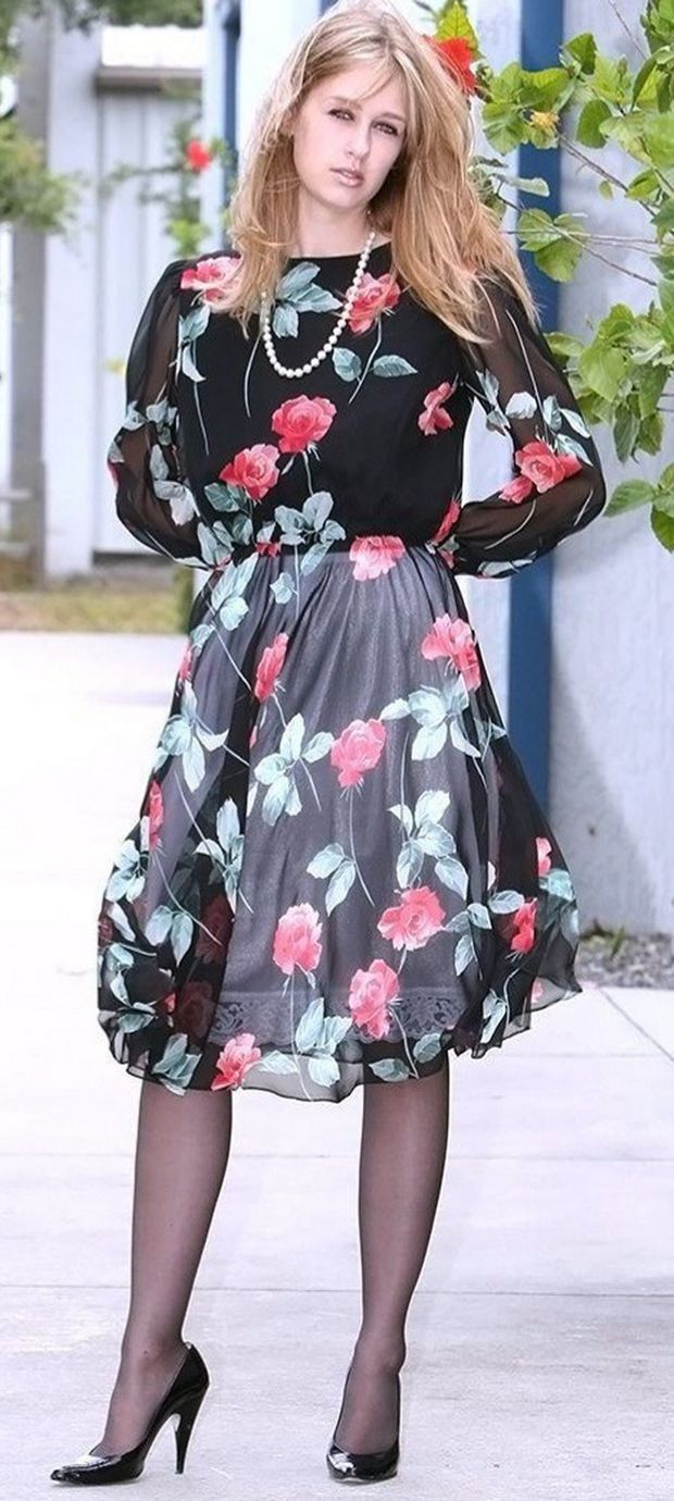 Overall Look is Stupid, But that's a Nice Lacy Slip!