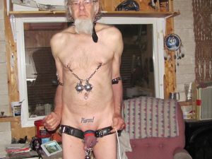 Dressed for the Femdom party tonite...