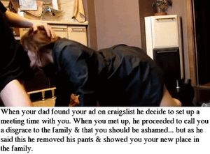 Caught by Dad but he loves her mouth