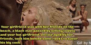 She wants the stranger's load on her face