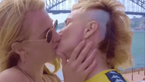 Lesbians hot in public