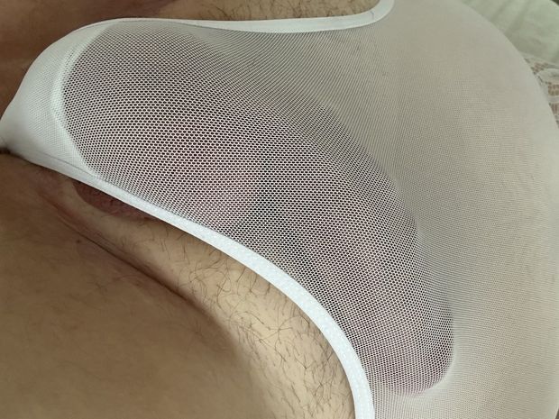 I love how my cock feels against my bodysuit