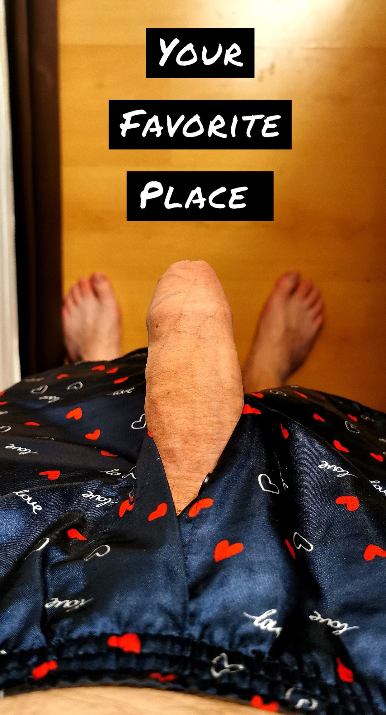 Your place to be... Don't lie about it.