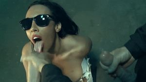 Face and eyes covered