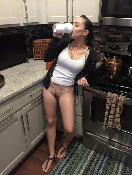 He doesn't let me wear panties at home