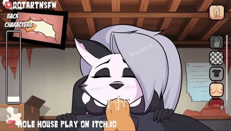 Loona Helluva Boss Sloppy DeepThroat Hentai Cartoon Cum Shot