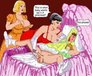 "Oh Anne, instead of feeding him, now I want to fuck him!"