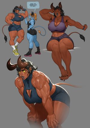 Ripped Demon GF