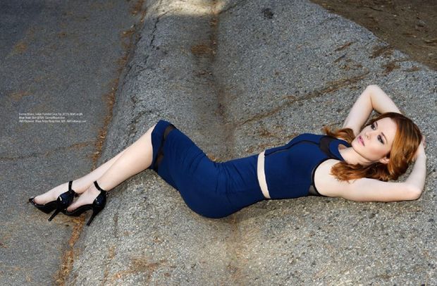 laying in the road
