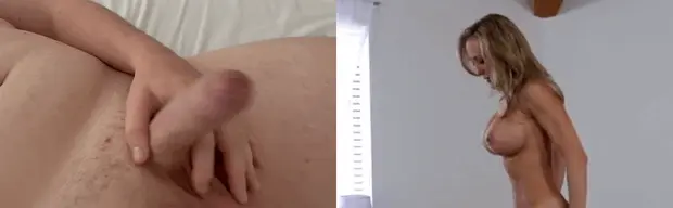 That’s it, get nice and hard and mommy will do the rest