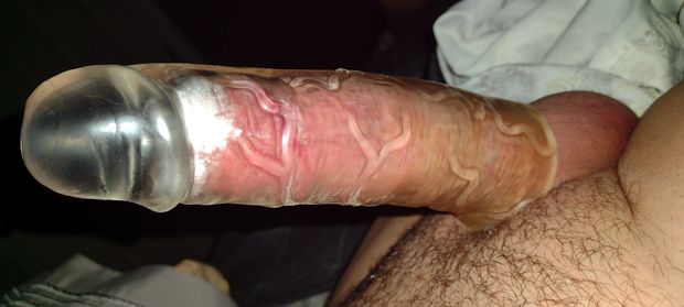 FULL STORY INSIDE:  My wife said, "Put your big sleeve on so I can remember what it was like to squirt on my old boyfriend's huge cock."
