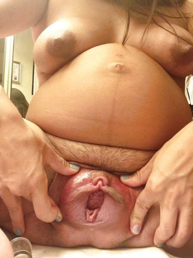 Angela said, "I Love being pregnant. It has not stopped me from being so fucking horney" 3 more months. Good luck&Thanks Angela