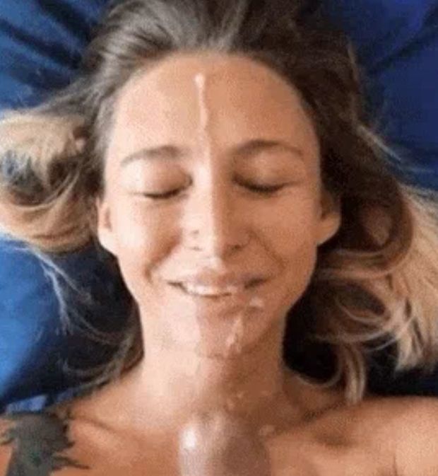 Happy cum-face