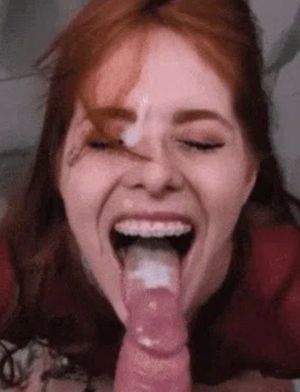 Cum on her braces