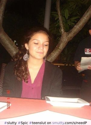 Slutty lil Spic teen slut wishing for a massive cock & cum load