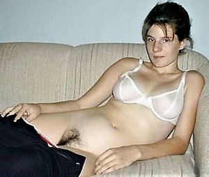 Girlfriend showing off her bush