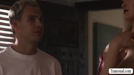 Blonde Tony Sting analed TS gf of friend