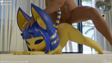 Ankha's sweet sleep (made by @marrubiart on twitter)