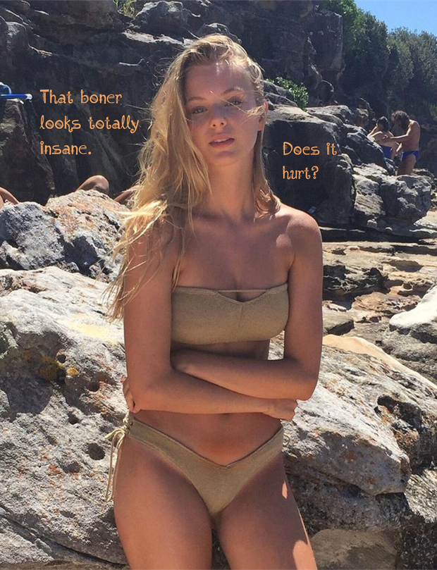Beach boner