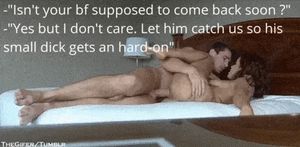 Your gf loves to be caught