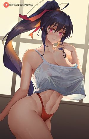Akeno (Highskool DxD) by Araneesama