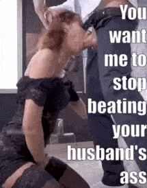 Apparently my wife negotiated a deal with my bully. It was a hard sell.