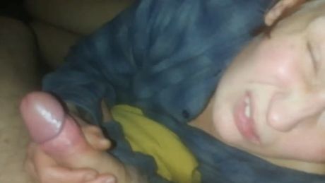 My bitch wife blows me to pay debt