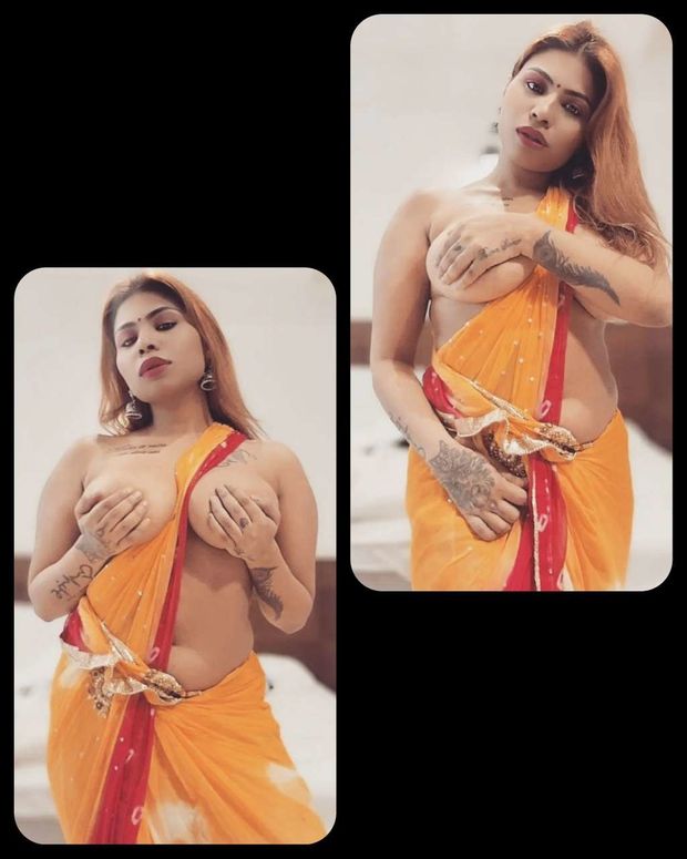 Sexy in saree #12