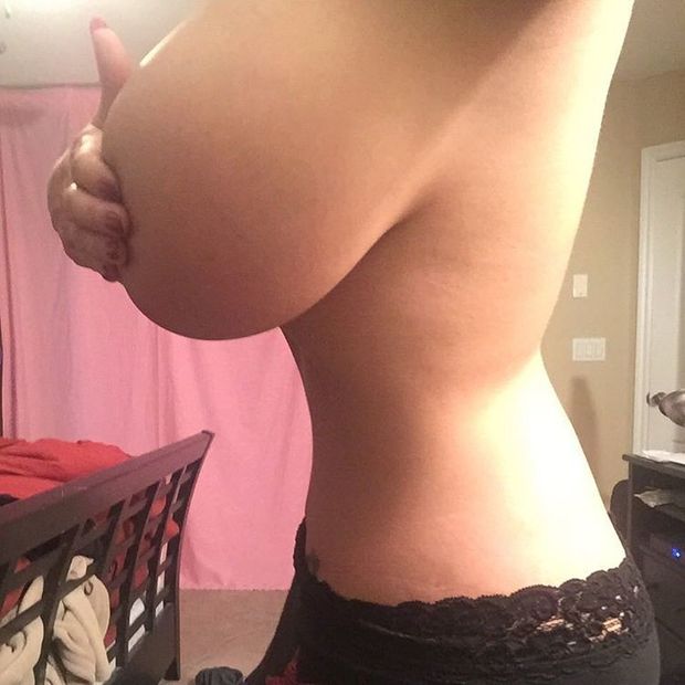 How in the huge side tits....