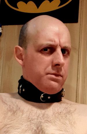 Me with my bondage collar on